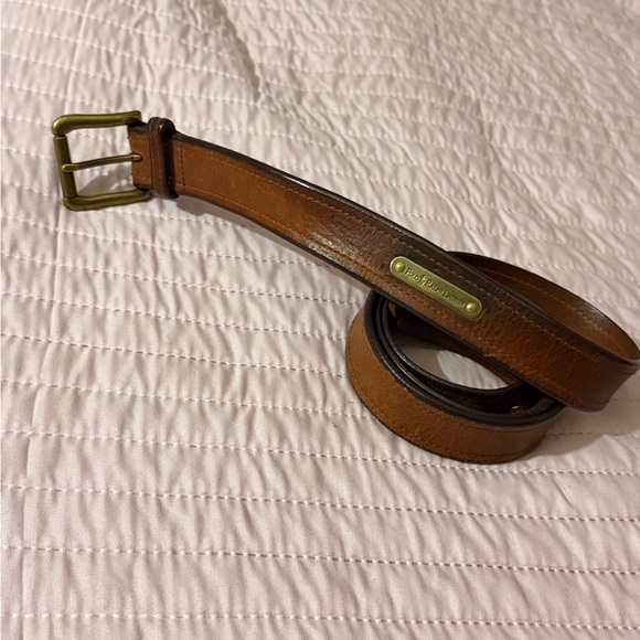 Polo Ralph Lauren Other - Polo by Ralph Lauren Tan Leather Belt